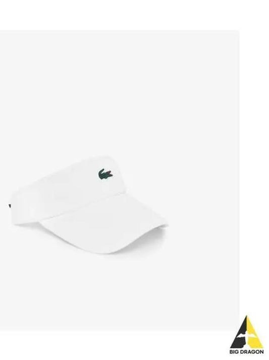 Basic sun visor white - LACOSTE - BALAAN 1