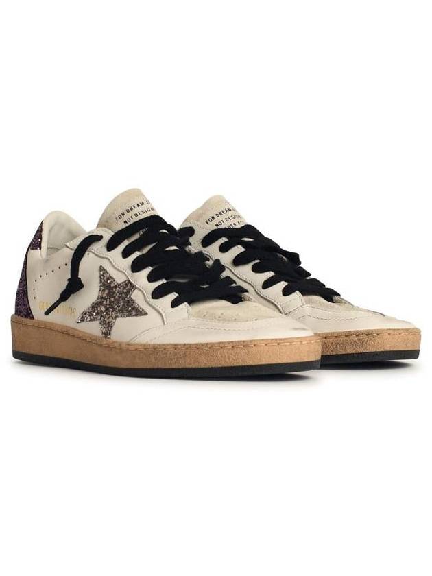 Deluxe Brand Ball Star Lace-Up Low Top Sneakers White - GOLDEN GOOSE - BALAAN 3