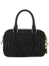 Matelasse Nappa Leather Tote Bag Black - MIU MIU - BALAAN 3