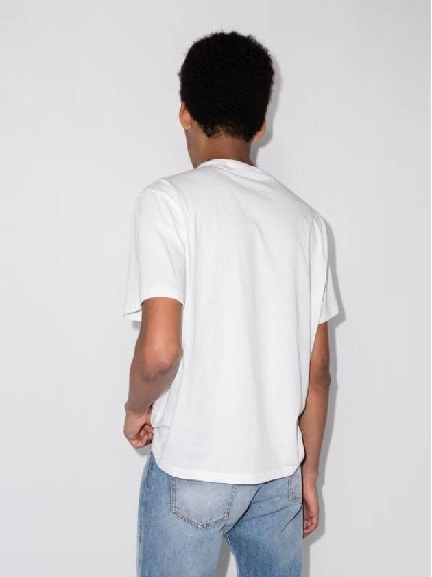 New Box Cotton Crew Neck Short Sleeve T-Shirt White - OUR LEGACY - BALAAN 4