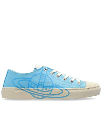 Vivienne Westwood Sneakers With Logo, Women's, Blue - VIVIENNE WESTWOOD - BALAAN 1