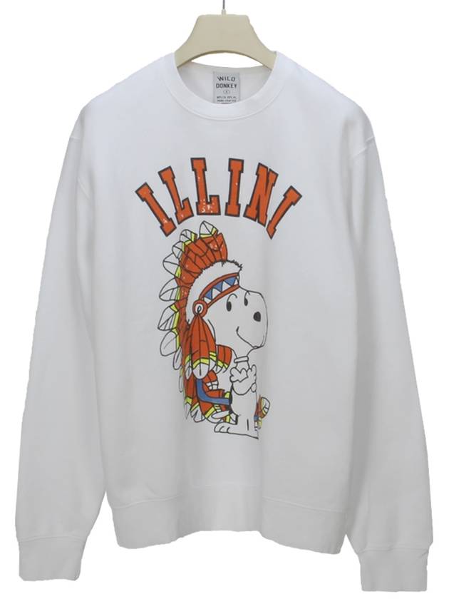 Illini Sweatshirt White - WILD DONKEY - BALAAN 2