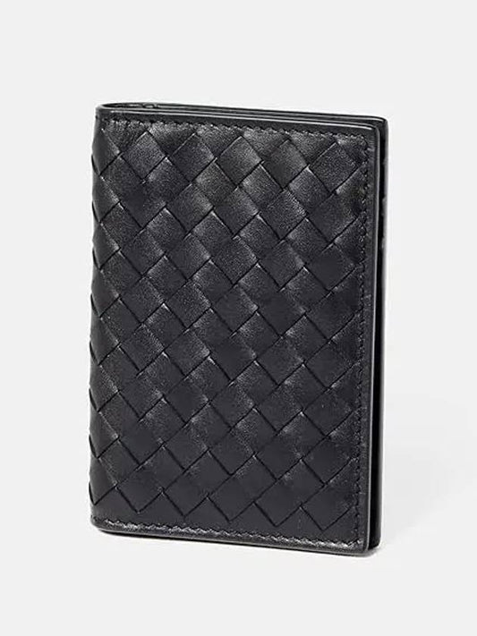 Intrecciato Card Wallet Black - BOTTEGA VENETA - BALAAN 2