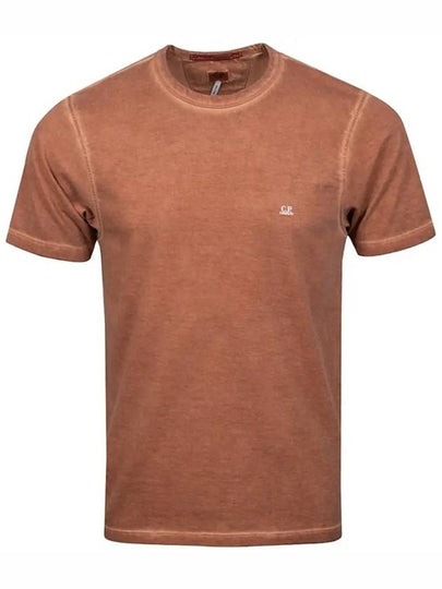 12Th Anniversary Logo Washed Short Sleeve T-Shirt Brown - CP COMPANY - BALAAN 2