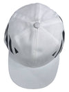 Logo Daigonal Ball Cap White - OFF WHITE - BALAAN 4