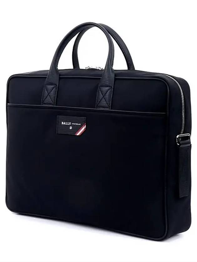 Faldy Nylon Brief Case Black - BALLY - BALAAN 3