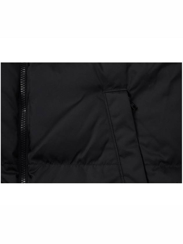 Medium-Length Re-Nylon Reversible Down Padded Jacket Black - PRADA - BALAAN 7