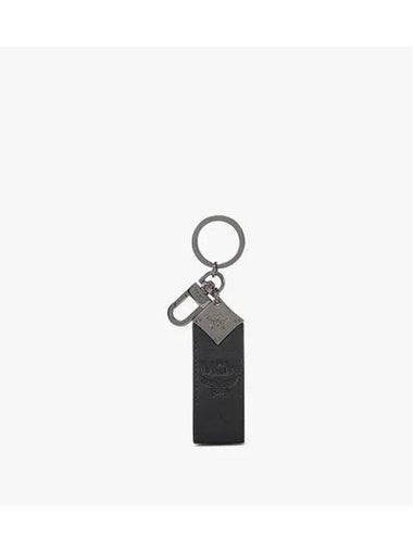 Aren Monogram Leather Key Holder MXZFSTA08BK - MCM - BALAAN 1