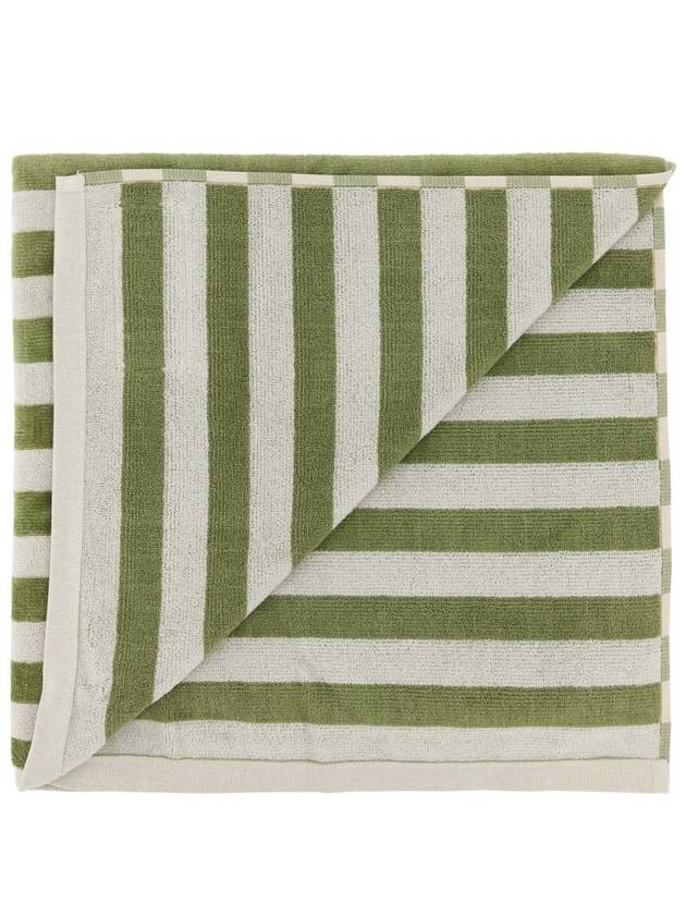 Terry Fabric Beach Towel Green - AMI - BALAAN 3