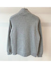 Sportswear Club Brushed Half Zip Up Sweatshirt Grey - NIKE - BALAAN 3