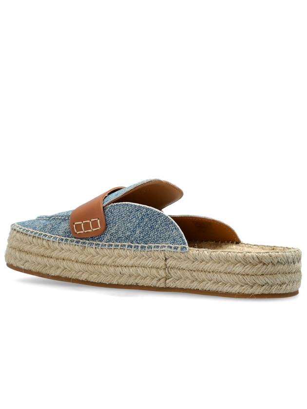 JW Anderson Denim Slides, Women's, Blue - JW ANDERSON - BALAAN 5