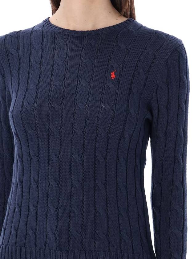 Polo Ralph Lauren Cable-Knit Cotton Crewneck Sweater - POLO RALPH LAUREN - BALAAN 3