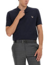 Regular Fit Zebra Logo Short Sleeve Polo Shirt Navy - PAUL SMITH - BALAAN 3