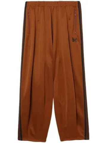 IDomestic ShippingI 24 H D Track Pant Rust OT232 Poly Smooth Pants kr 204716 - NEEDLES - BALAAN 1