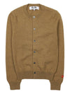 Women's Wool Cardigan P1N091 CAMEL - COMME DES GARCONS - BALAAN 1