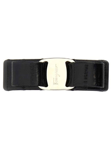 Vara Bow Hair Clip Black - SALVATORE FERRAGAMO - BALAAN 1