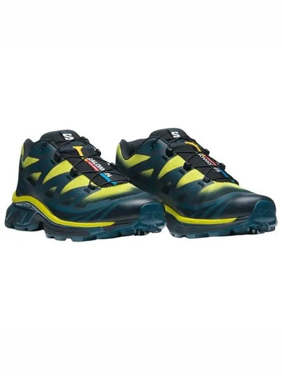 XT 6 Skyline Low Top Sneakers Carbon Sunny Lime - SALOMON - BALAAN 2