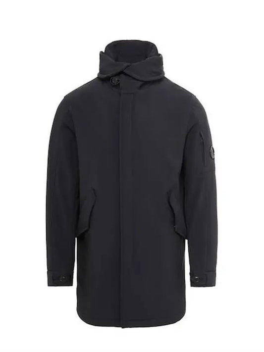 Men's Lens Wappen Parka Black - CP COMPANY - BALAAN 1