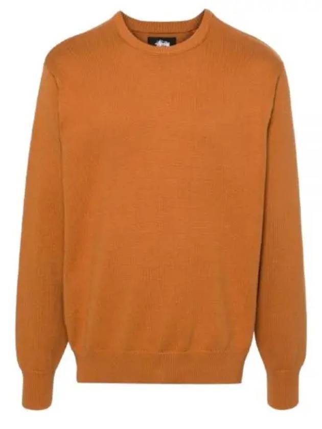 117223 TAN Laguna Icon Knit Sweater - STUSSY - BALAAN 1