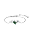 Women's Mesmera Rhodium Plated Bracelet Green - SWAROVSKI - BALAAN 3