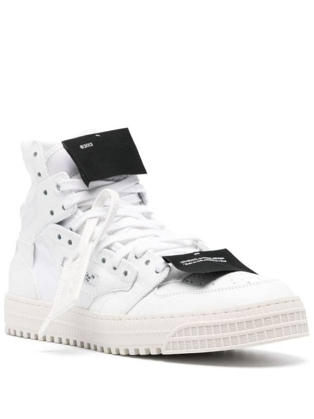 3 0 Off Court Leather Sneakers OMIA065C99LEA005 - OFF WHITE - BALAAN 4