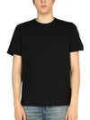 Men's Track Cotton Short Sleeve T-Shirt Black - PARAJUMPERS - BALAAN 4