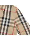 Check Nylon Jacket Beige - BURBERRY - BALAAN 5