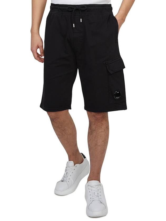 CP Company Short Pants 18CMSB069A002246G999 BLACK - CP COMPANY - BALAAN 5