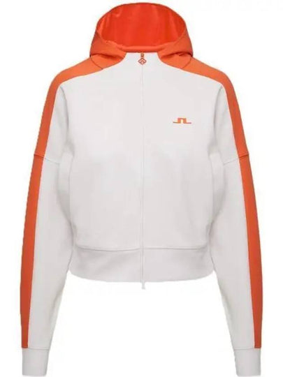 Amelia Zip-Up Hoodie White - J.LINDEBERG - BALAAN 2