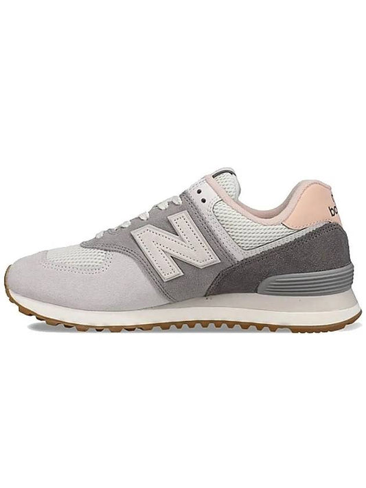 574 Lace Up Low Top Sneakers Grey - NEW BALANCE - BALAAN 2