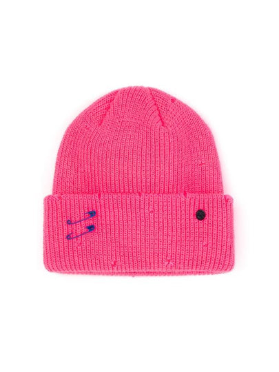 BBD Ripped Custom Long Beanie Pink - BLACKBLOND - BALAAN 2