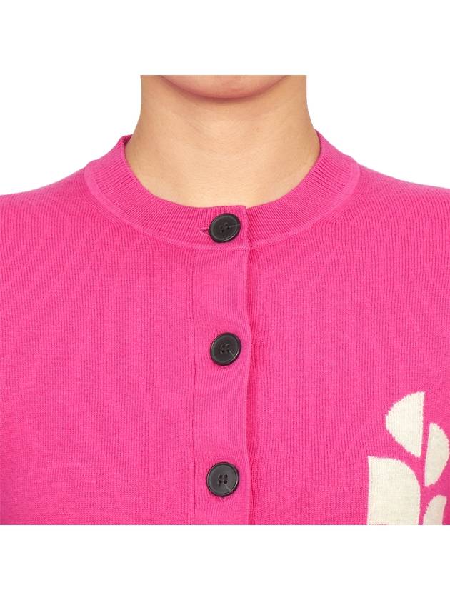 Newton Cotton Cardigan Pink - ISABEL MARANT ETOILE - BALAAN 7