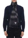 Iconic Check Cashmere Scarf Grey - BURBERRY - BALAAN 4