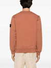 Wappen Patch Garment Dyed Sweatshirt Brown - STONE ISLAND - BALAAN 5