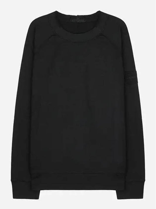 Compass Badge Sweatshirt Black - STONE ISLAND - BALAAN 2