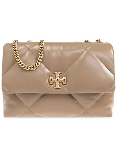 Tory Burch Shoulder Bag Kira Diamond, Women's, Beige - TORY BURCH - BALAAN 1