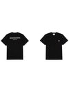 Men's Back Logo Cotton Short Sleeve T-Shirt Black - WOOYOUNGMI - BALAAN 2