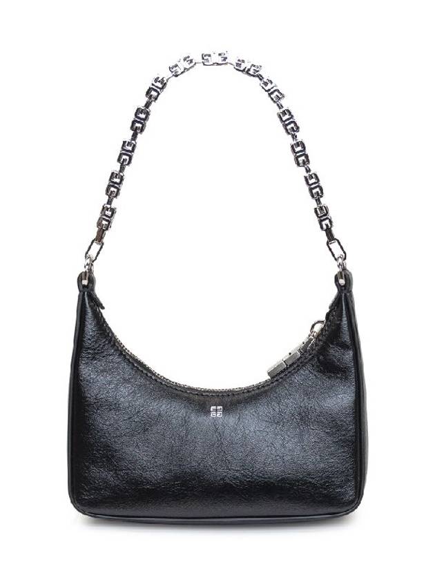 Moon Cut-out Chain Small Shoulder Bag Black - GIVENCHY - BALAAN 7