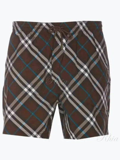 Check Swim Shorts Snug - BURBERRY - BALAAN 2