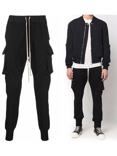 Dark Shadow Mastodon Cut Compact Track Pants Black - RICK OWENS - BALAAN 2