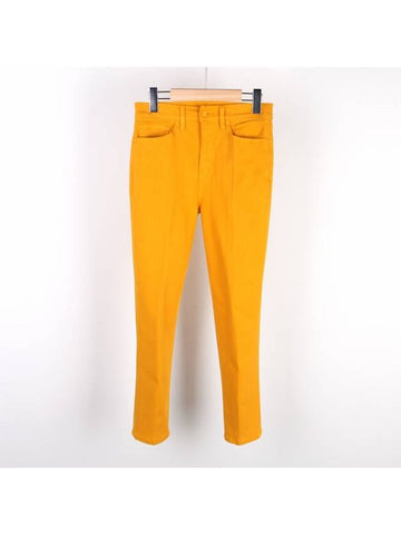 Mara skinny pants mustard 49632 729 - TORY BURCH - BALAAN 1