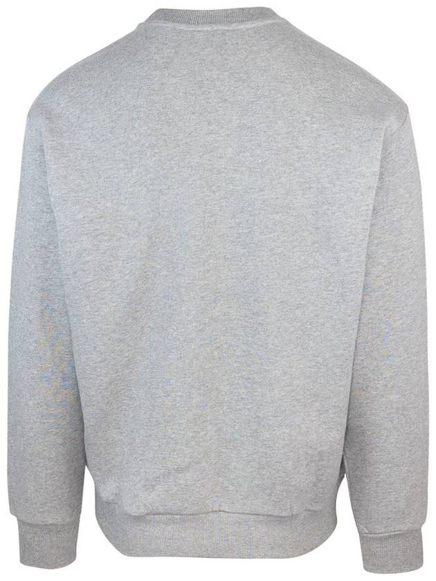 Boxy Micro Logo Sweatshirt Grey - A.P.C. - BALAAN 3