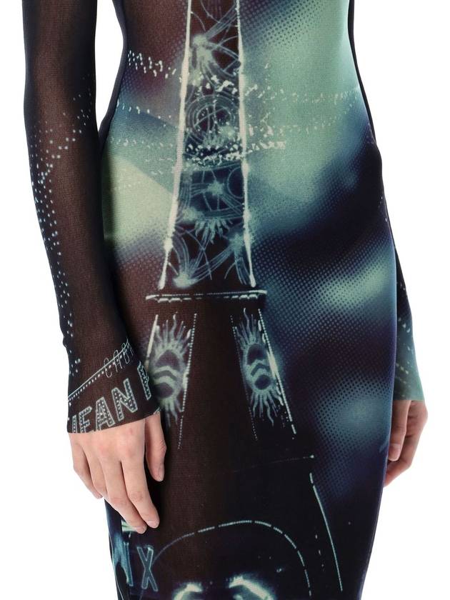 Turtle neck mesh dress Pigalle - JEAN PAUL GAULTIER - BALAAN 3