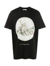 Poseidon Print Overfit Short Sleeve T-Shirt Black - GIVENCHY - BALAAN 3