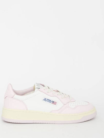 Women's Medalist Bi-Color Low-Top Sneakers White Pink - AUTRY - BALAAN 2