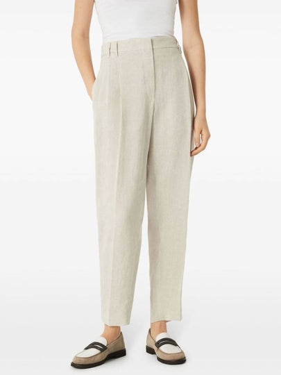 Brunello Cucinelli Trousers Beige - BRUNELLO CUCINELLI - BALAAN 2