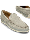 Men's Suede Slip-ons Loafers Beige - TOD'S - BALAAN 2