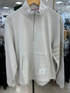 Men's 4 Bar Half Zip Up Sweatshirt Beige - THOM BROWNE - BALAAN 6