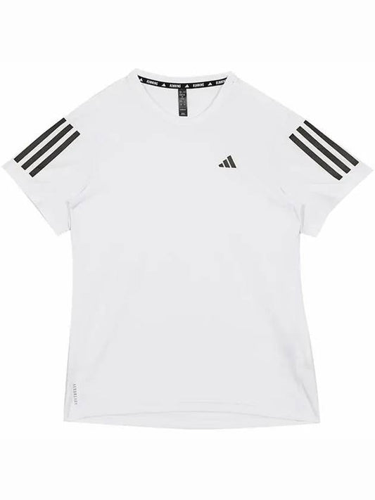 W Short Sleeve Tee Own Run Base Running Tee IK7442 - ADIDAS - BALAAN 1