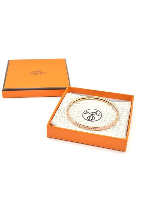 Uni Bangle Bracelet Gold Rose Cander - HERMES - BALAAN 5